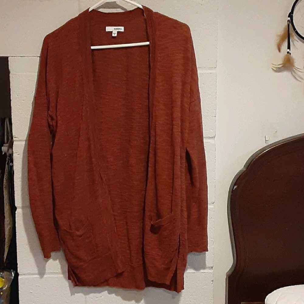 Burnt Orange Cardigan